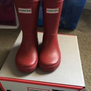 Hunter rain boots